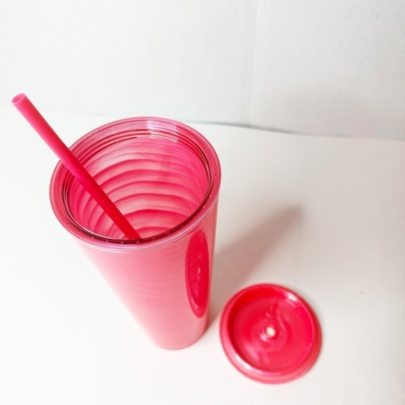 🩷 Bubble Gum Marble Venti 24oz Cold Cup Tumbler ☆》NWT《☆ - Picture 7 of 8